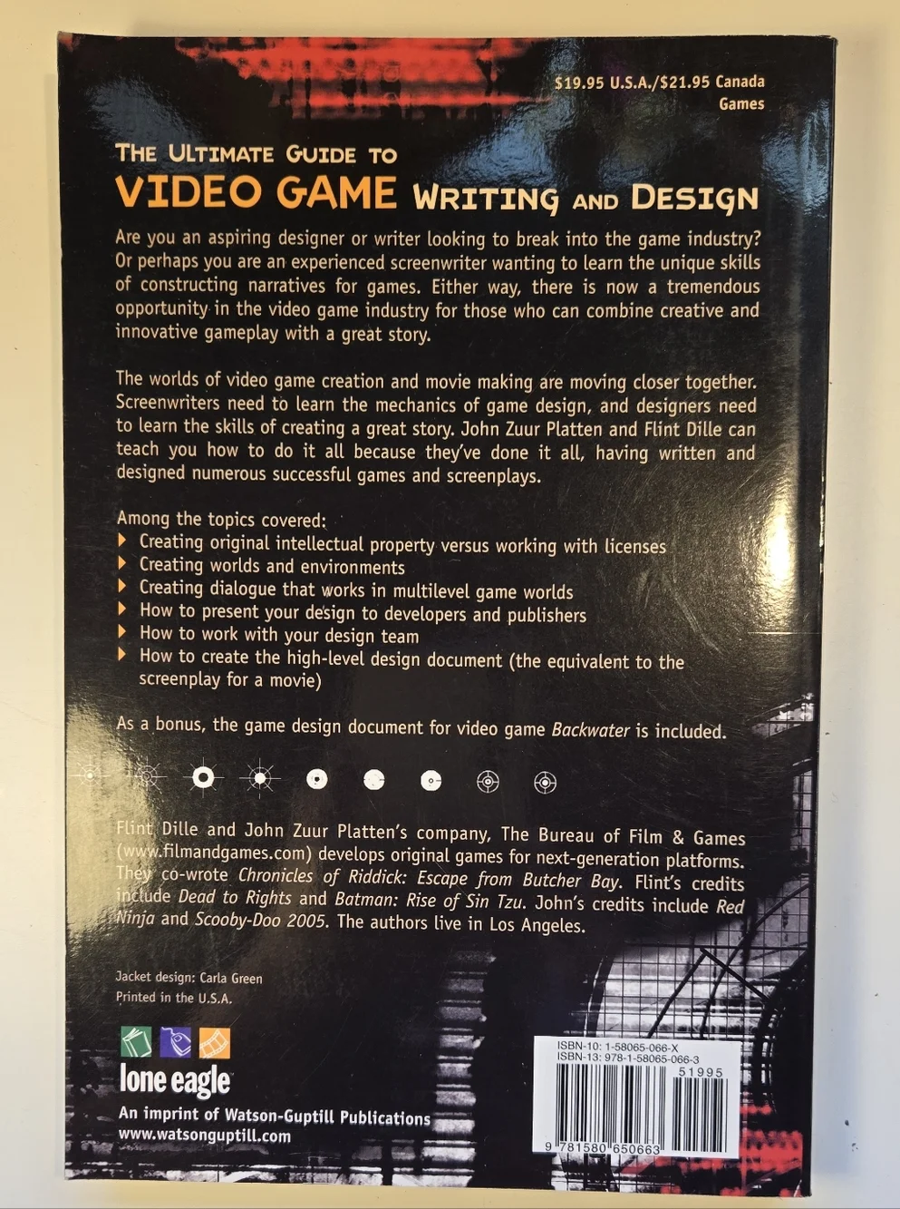The Ultimate Guide to Video Game Writing and Design Book